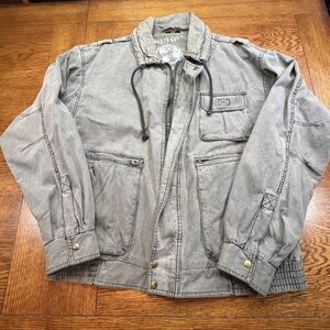 Vintage North Bay World Travel Mens Jacket Size Large